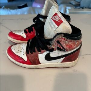 spider-verse air jordan 1.  Size 1 youth